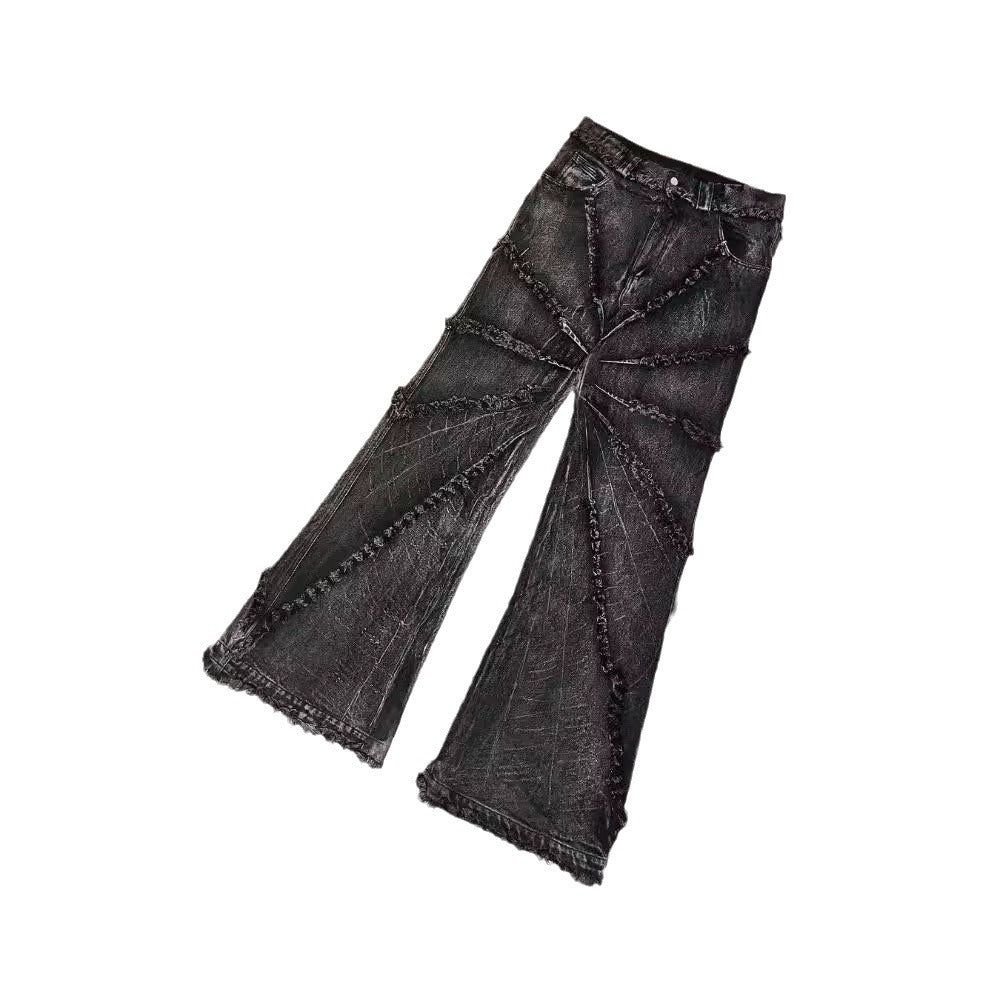 destroyed spider web jeans MEY®